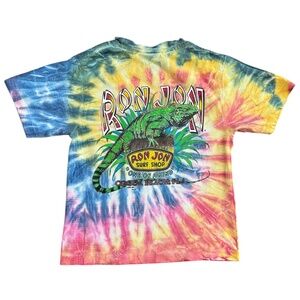 Vintage Y2K Ron Jon Surf Shop Iguana Tie Dye Shirt